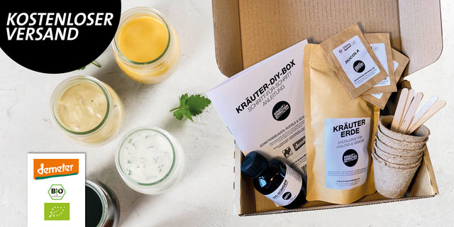 Kräuter-DIY-Box Salat Dressing